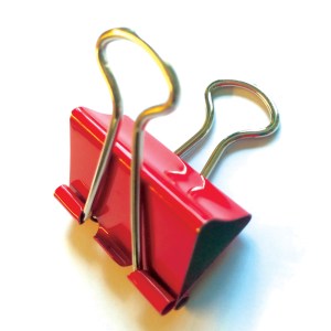 Red-binder-clip