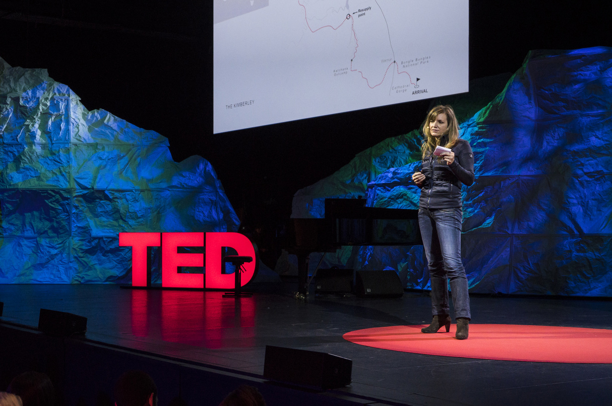 Sarah Marquis speaks at TEDGlobal Geneva. Photo: James Duncan Davidson/TED