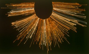 An example of a quipu from the Inca Empire. Photo by Claus Ableiter (CC BY-SA). 