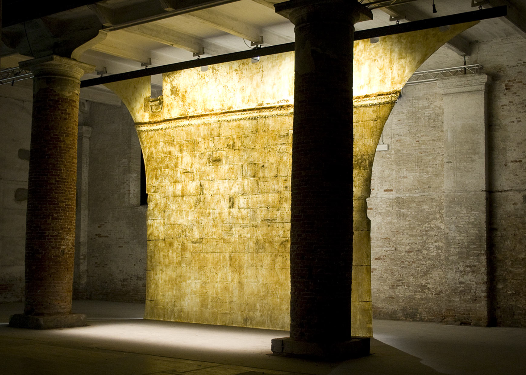 Jorge Otero-Pailos, “The Ethics of Dust: Doge’s Palace” (2009) as exhibited in the Corderie of the 53rd Venice Art Biennale. Collection of Thyssen-Bornemisza Art Contemporary Foundation T-BA21. 