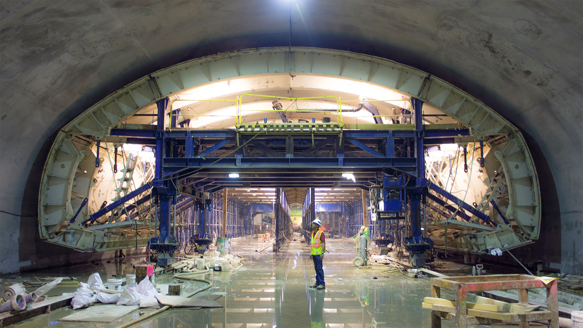 A peek inside the Second Avenue Subway's 72nd Street station. Photo: MTA Capital Construction / Rehema Trimiew.